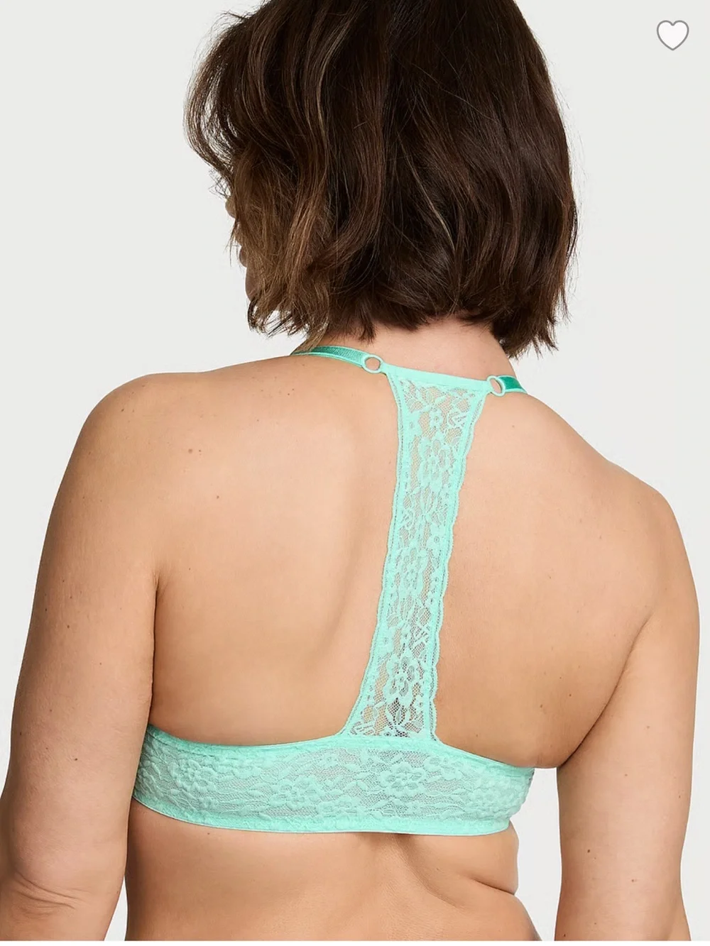 NWT Victoria's Secret Front Close Sexy Tee Smooth Lacie Push-Up Bra Green 36B